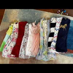 12 EUC awesome girls dresses size 6-8